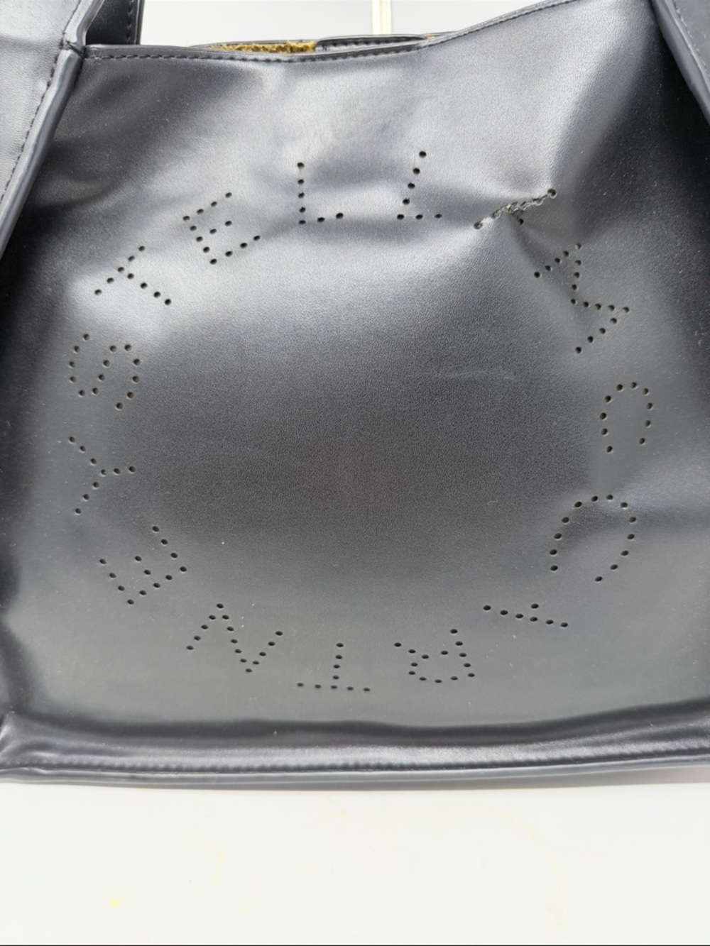 Stella McCartney Logo Perforated Tote bag - Picture 2 of 6